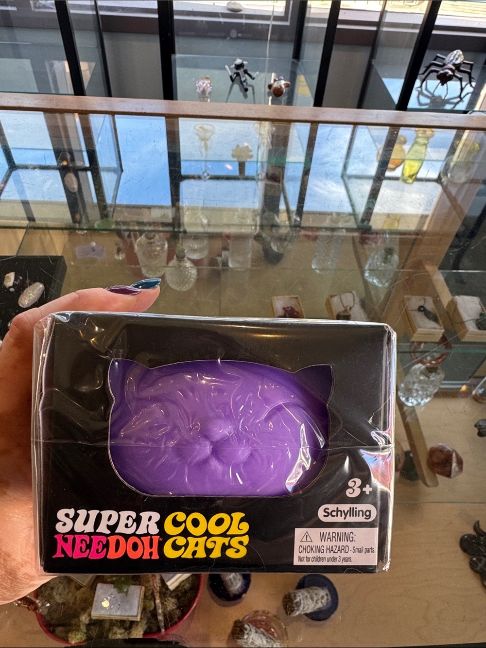 Super Cool Needoh Cats  Toy - Purple